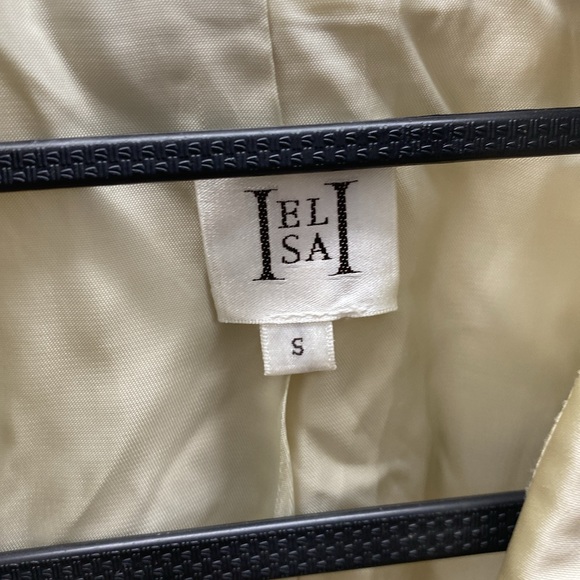 NWOT Helsa Womens S Oversized Blazer Jacket Satin - Picture 3 of 13